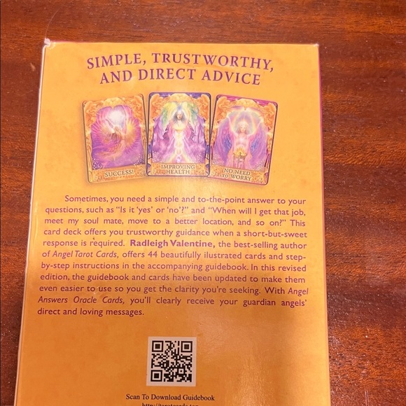 Radleigh Valentine Angel Answers Oracle Cards Deck - Picture 2 of 3